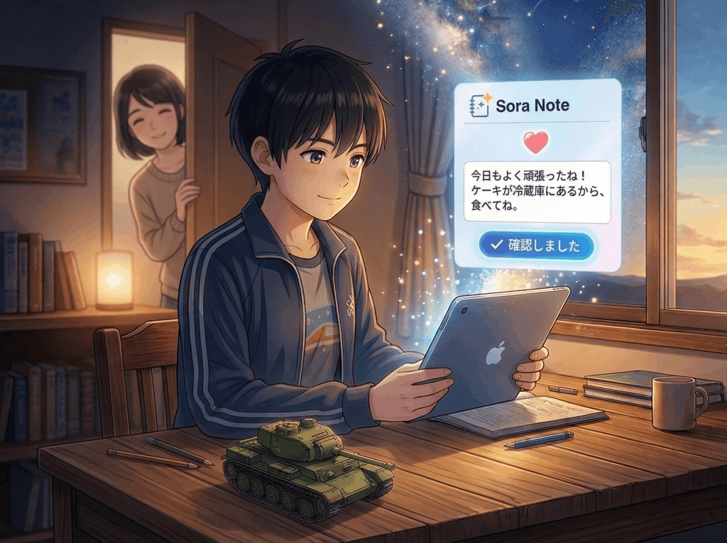 親子の交換日記